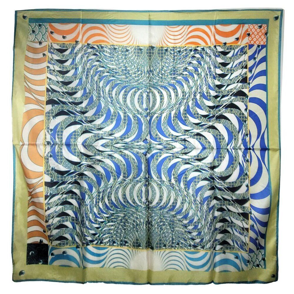 NWT Genuine 100% Mulberry Silk Chiffon Scarf 42"x42" Large Square Shawl SAD8003